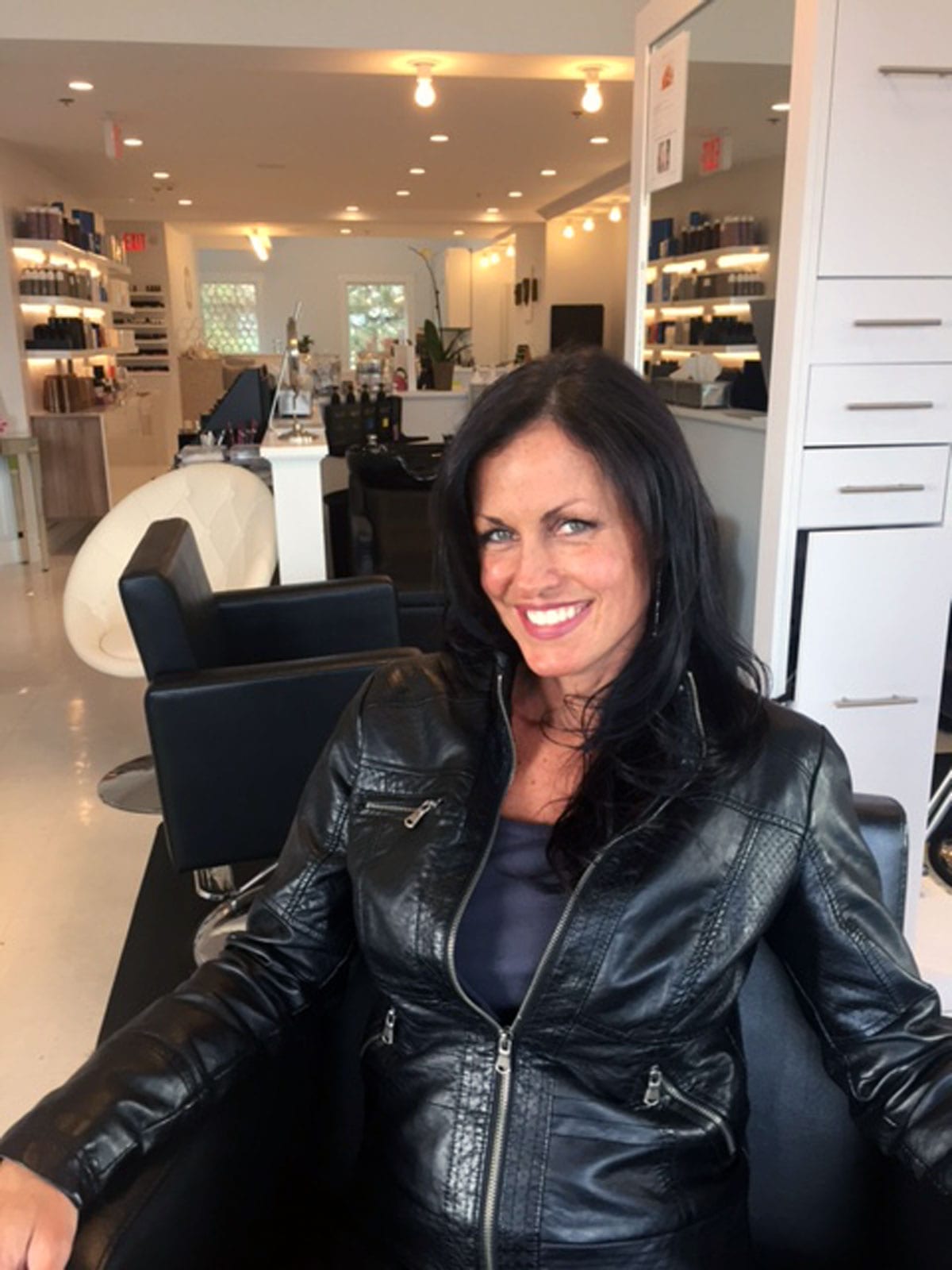 Pictured is hairstylist and color specialist Honey Jo Hersey.