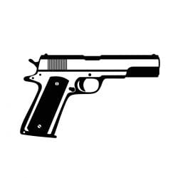 Stock photo of gun