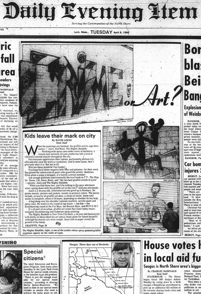 April 6 1986 front page