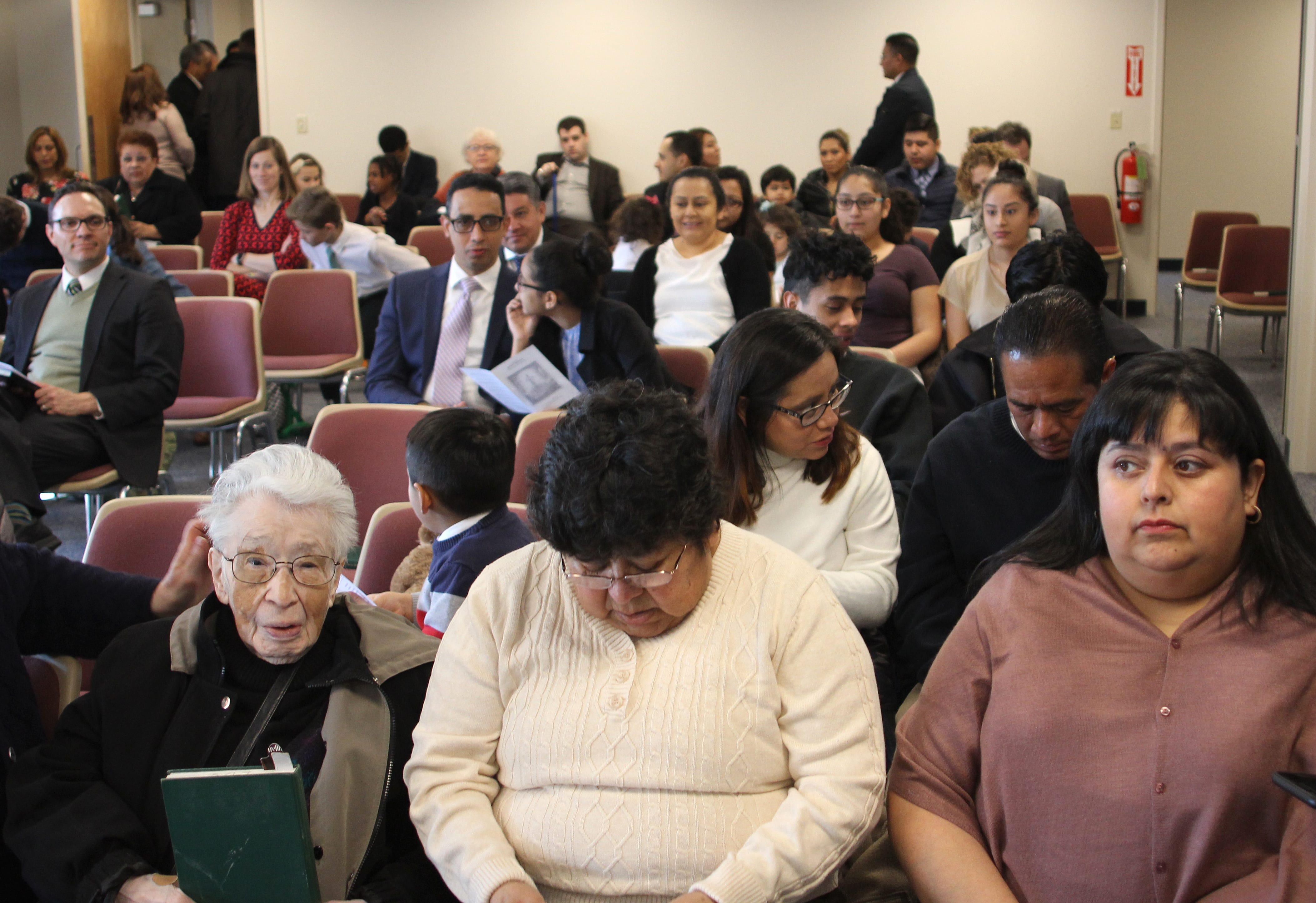 Parishioners at the new location of The Church of Jesus Christ of Latter-Day Saints on 15 Bubier road in Lynn.