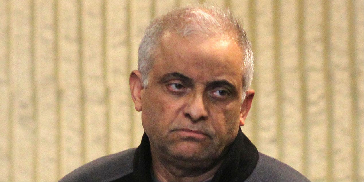 Miguel Castillo being arraigned in Lynn District Court today for the murder of his wife Luz Yanina Acevedo-Gomez.