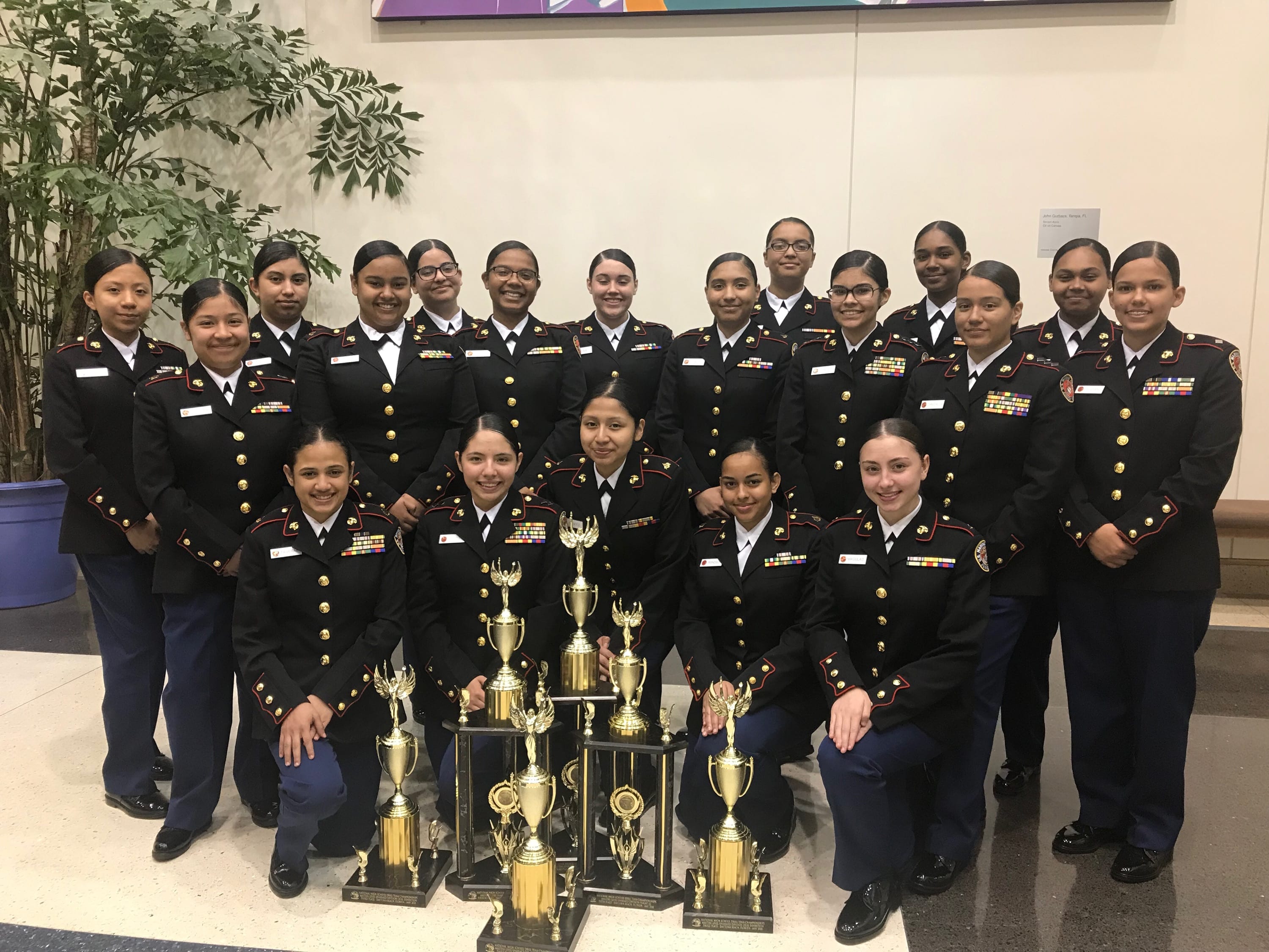 Lynn English's ROTC drill team finishes fifth in national competition