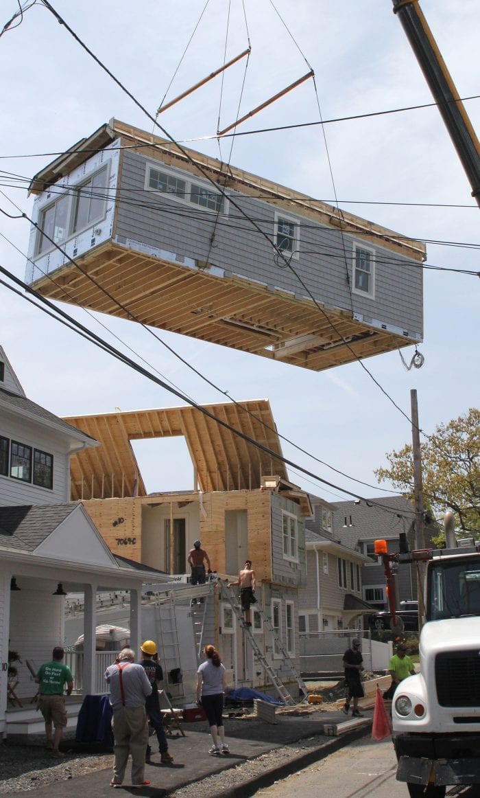 PHOTOS A Swampscott house is built one block at a time Itemlive