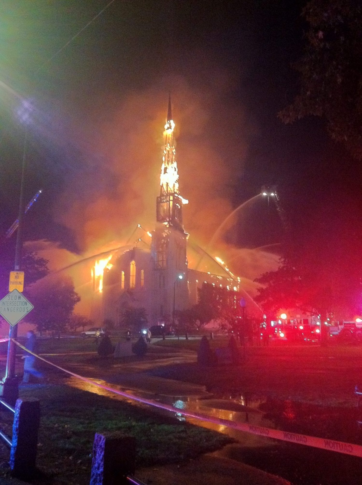 Local Departments Come To Wakefield's Aid As A Massive Fire Consumes A ...