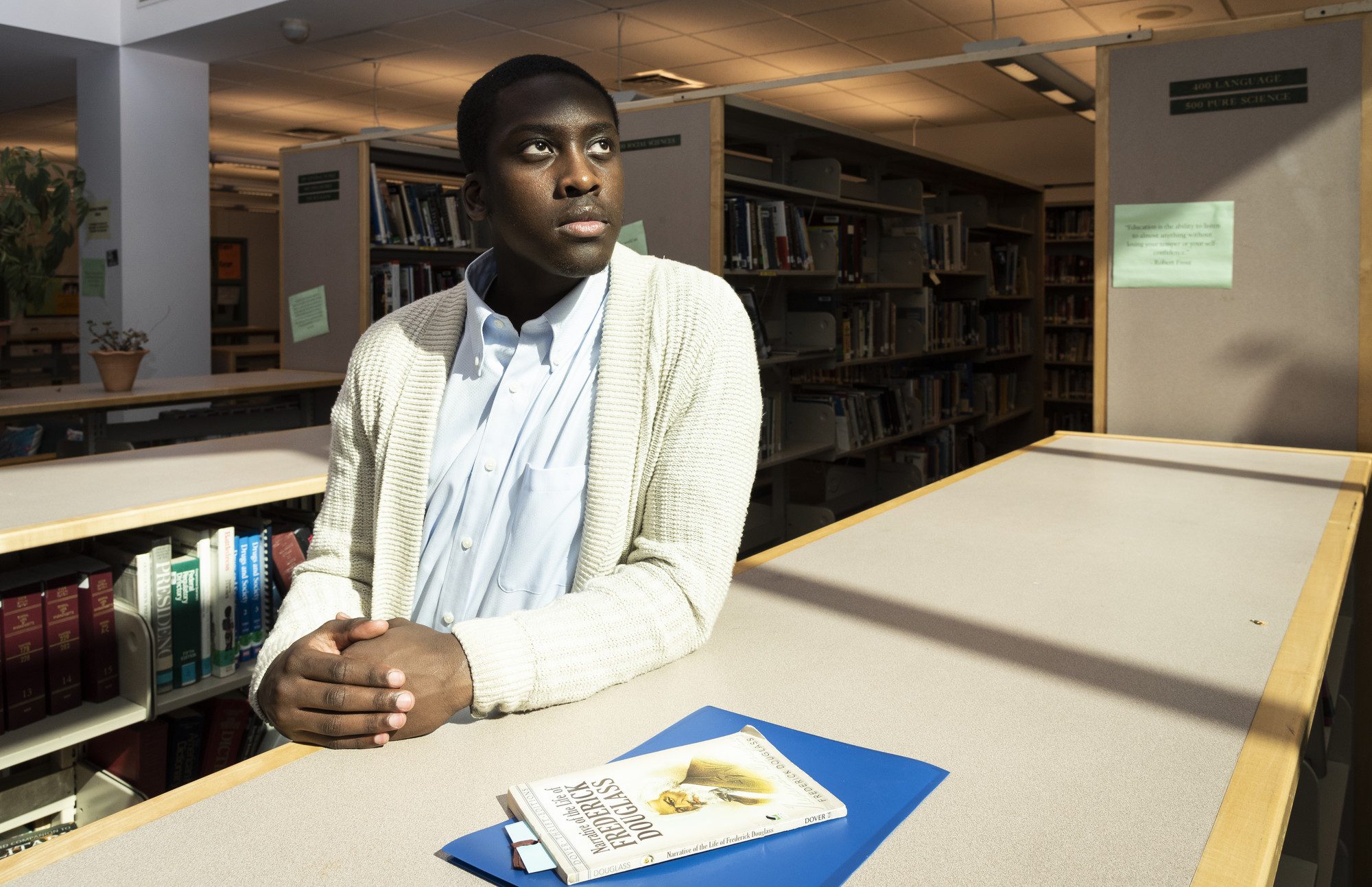 Lynn Classical High School junior Joseph Severe has been awarded the Fredrick Douglass Bicentennial Award at the Regional National History Day competition and plans to use part of his scholarship to create a Civil Rights section in the school's library.