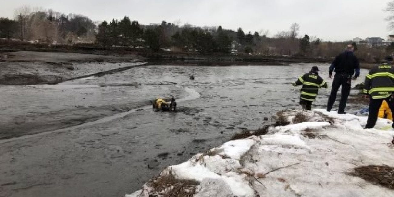 Woman rescued after becoming stuck in muddy Saugus River - Itemlive ...