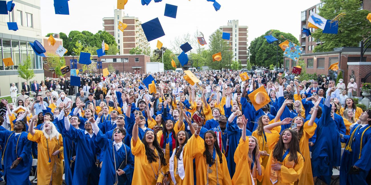 Mortarboards and memories St. Mary's graduates 'deserve this