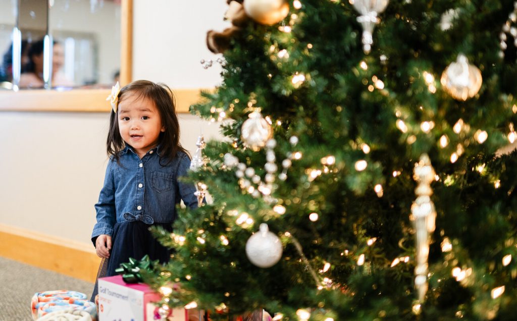 Babies celebrate first Christmas at Lynn Women's Health party