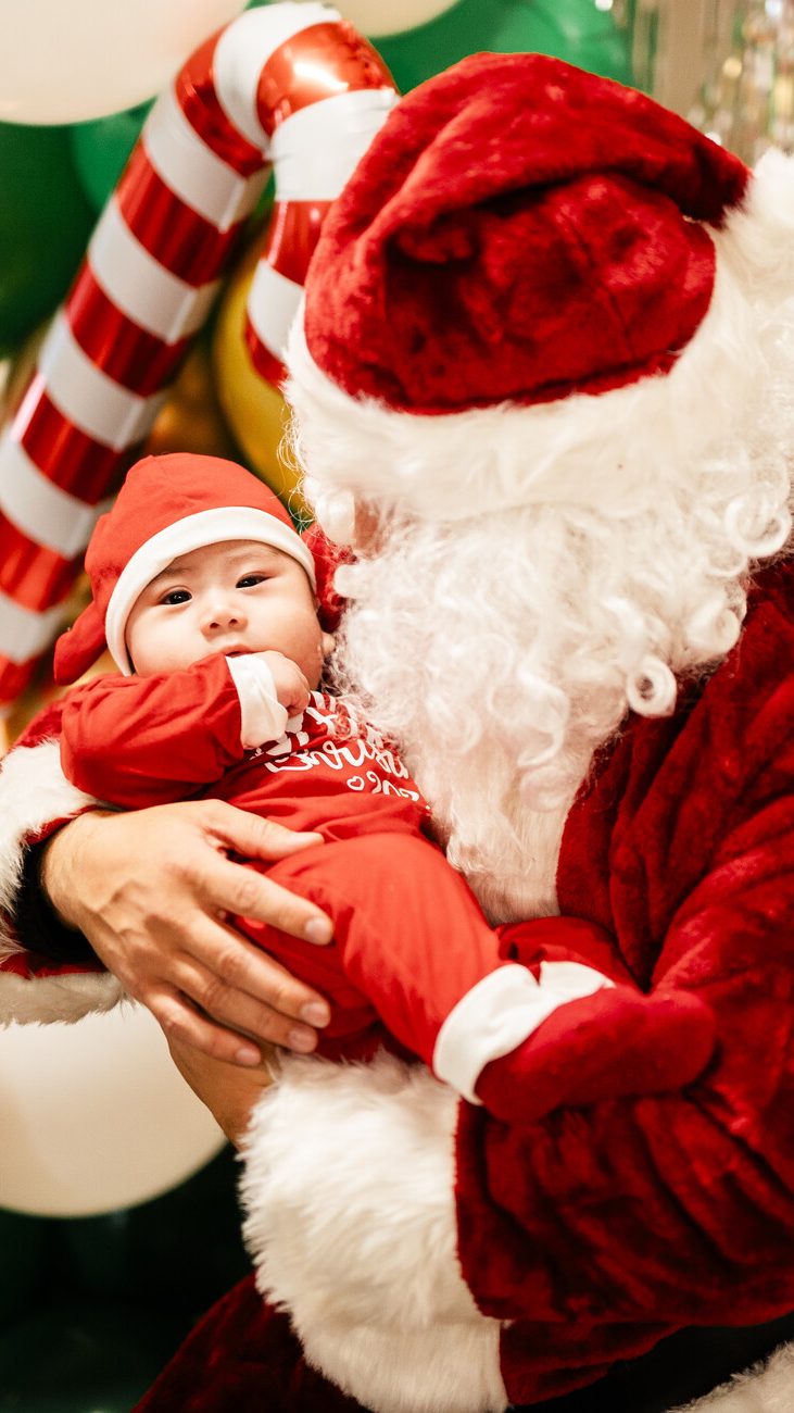 Babies celebrate first Christmas at Lynn Women's Health party