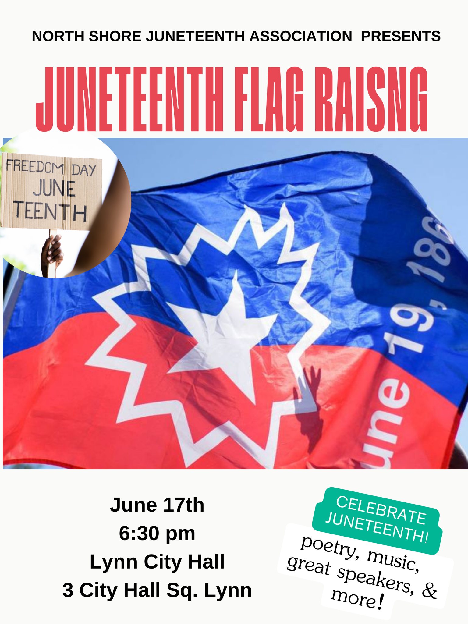 Flag Raising Ceremony for Juneteenth 2025