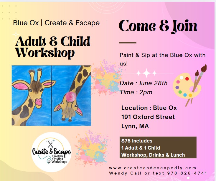 Family Sip & Paint @Blue Ox 6/28 2pm