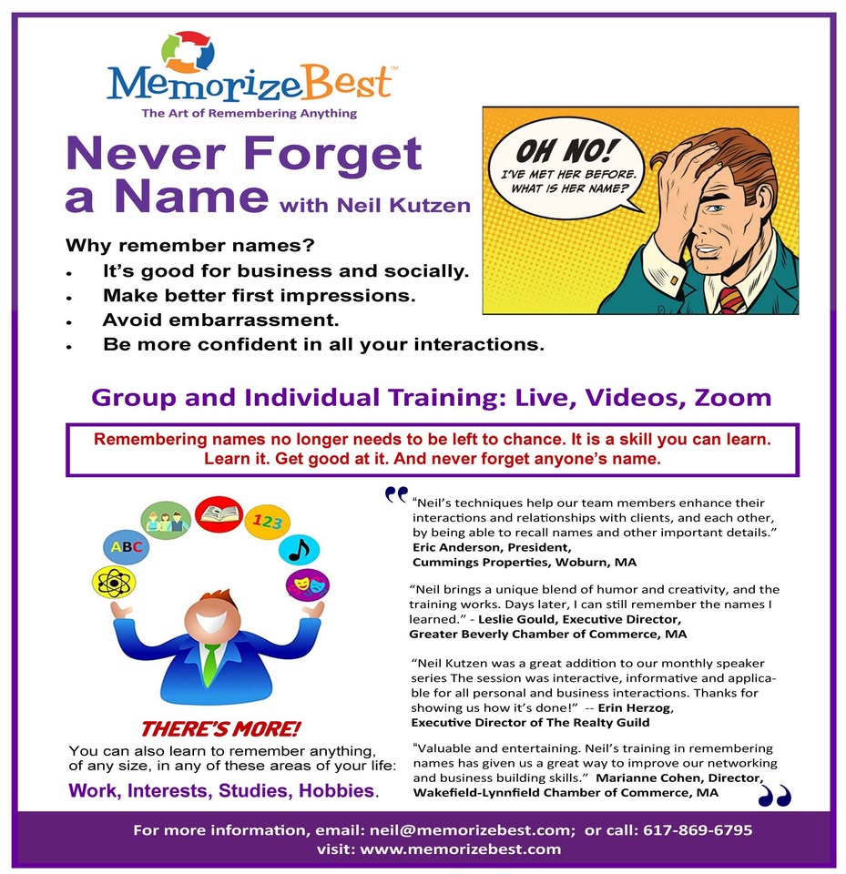 Lunch & Learn: Never Forget a Name!
