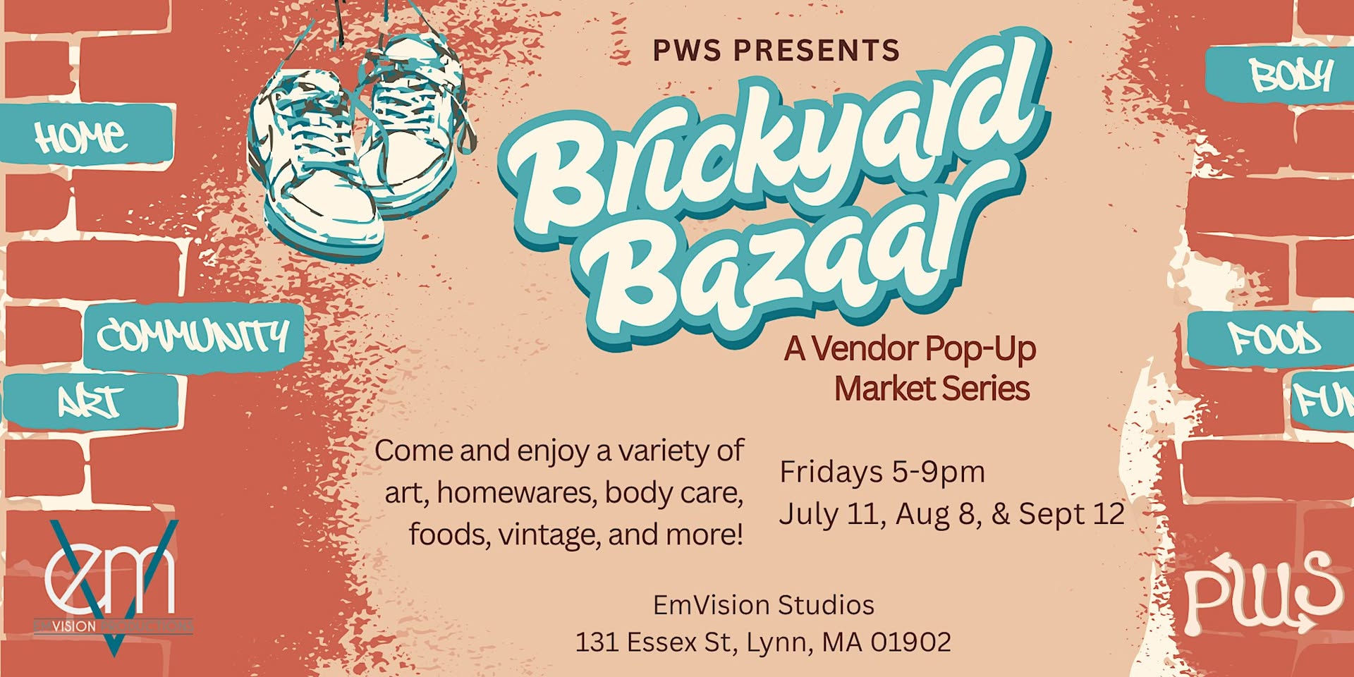 Brickyard Bazaar: A Vendor Pop-Up Market Series