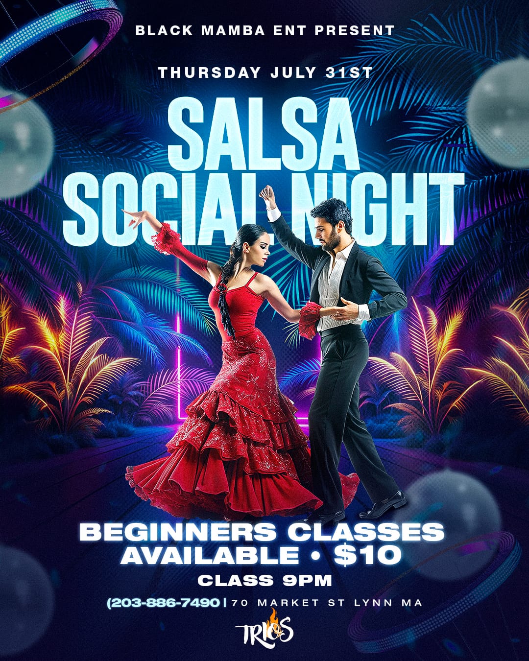 Salsa Dancing Night at Trios Mexican Restaurant