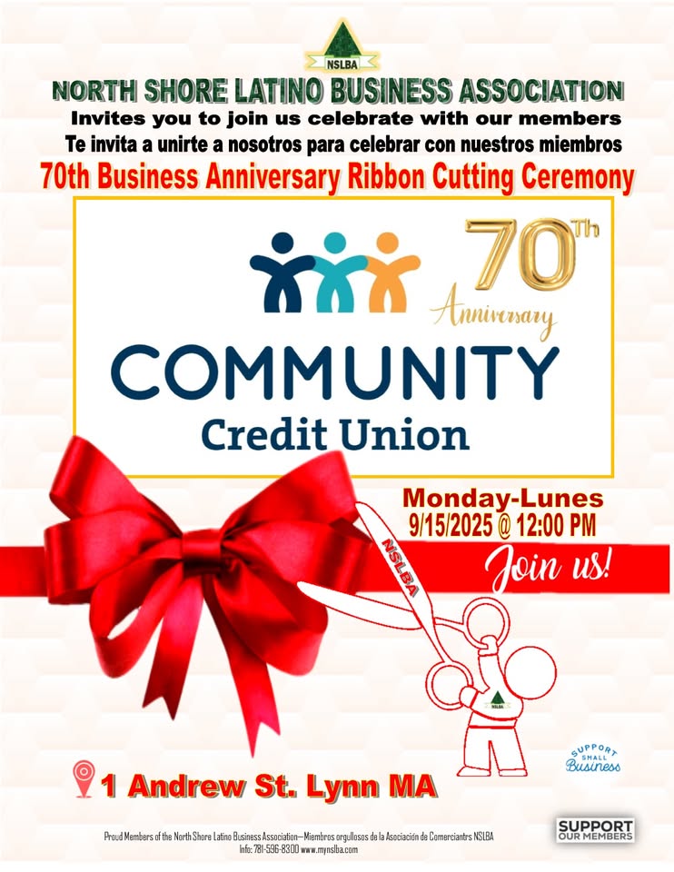 Community Credit Union 70th Business Anniversary Ribbon Cutting Ceremony