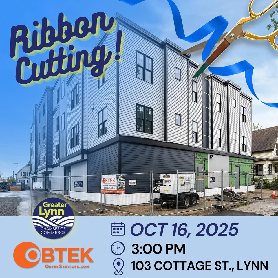 Ribbon Cutting: Obtek Services Project at 103 Cottage St.