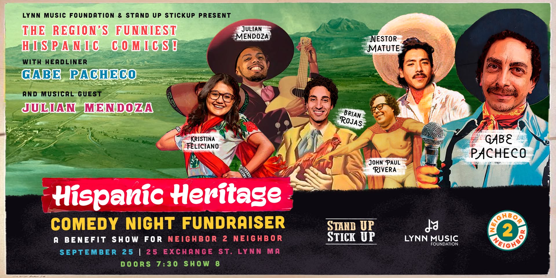 Hispanic Heritage Comedy Night Fundraiser for Neighbor 2 Neighbor