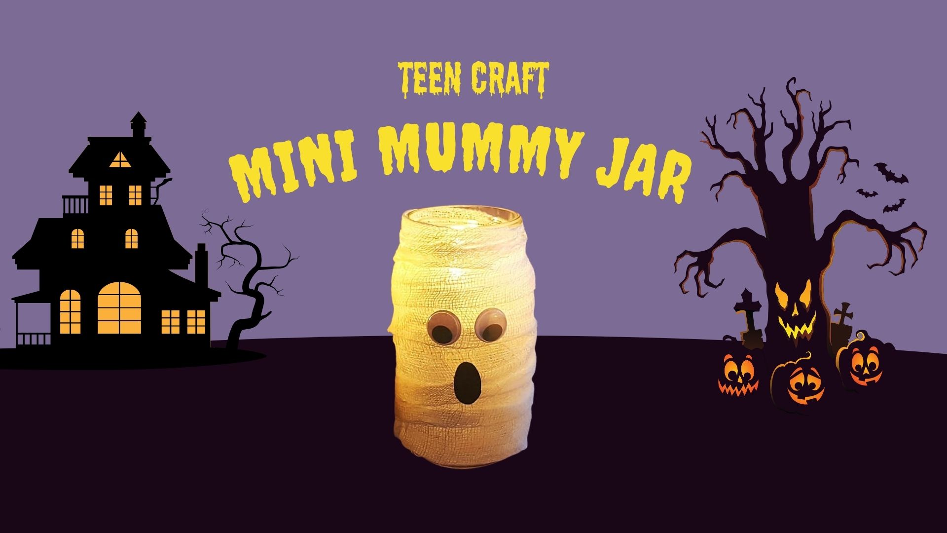Teen Craft: Mini Mummy Jars