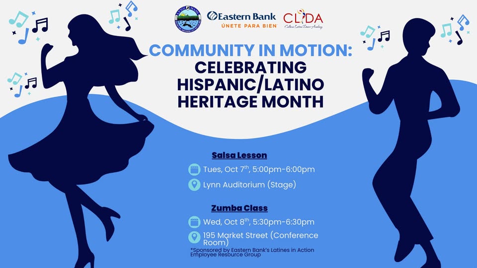 Community in Motion: Free Salsa and Zumba | Celebrating Hispanic/Latino Heritage Month