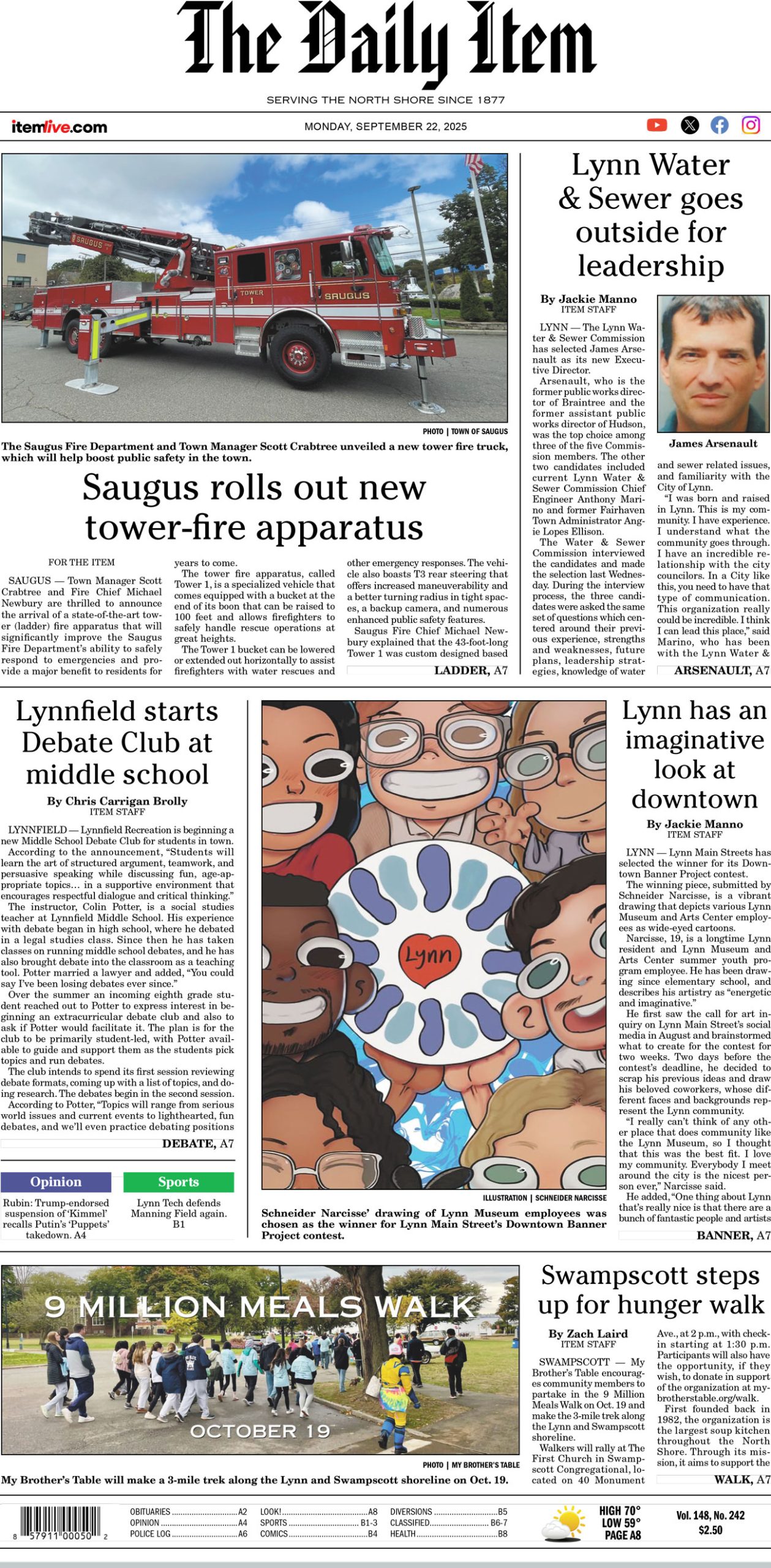 Today's Page 1: 9-22-25 - Itemlive