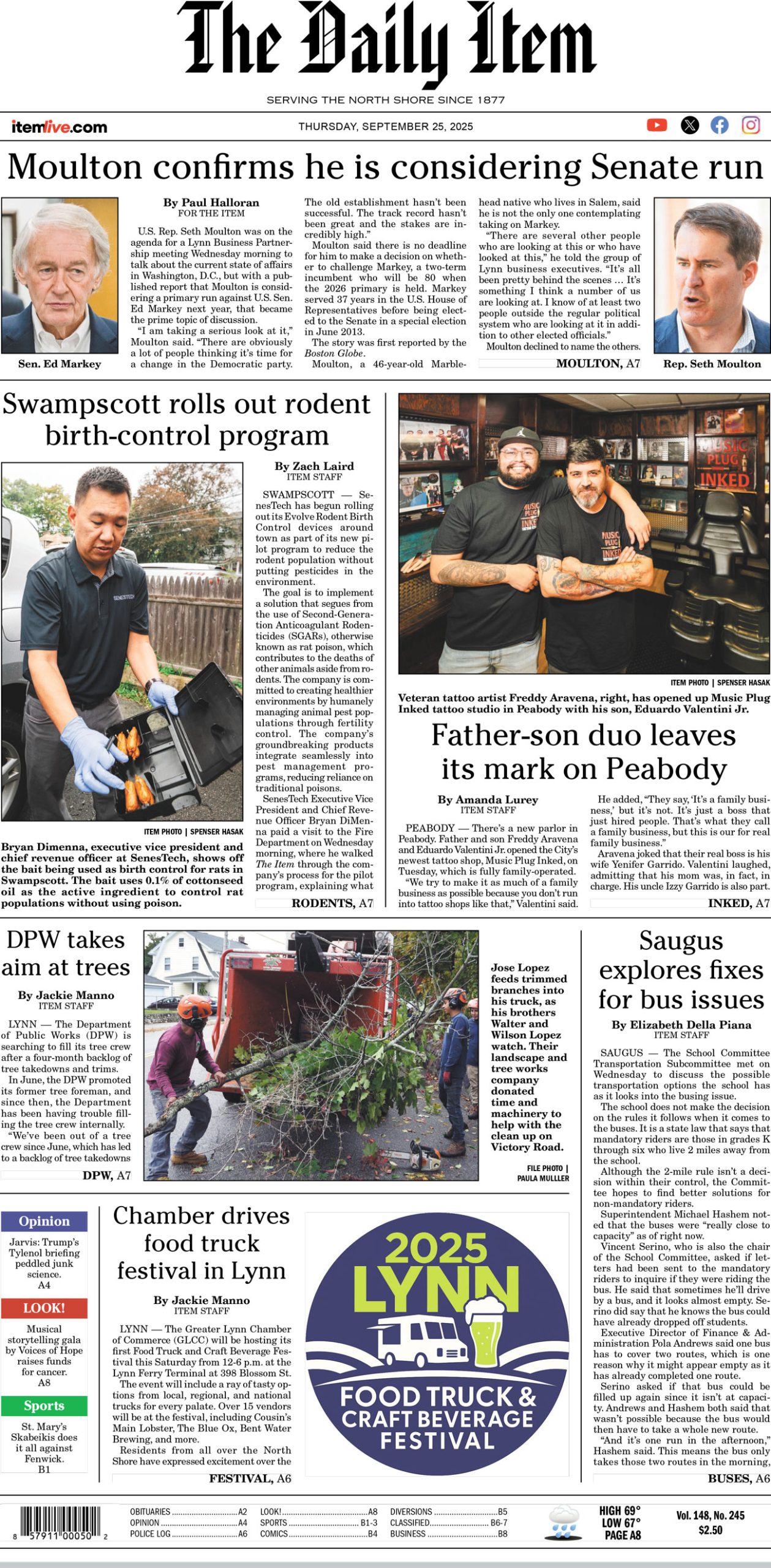 Today's Page 1: 9-25-25 - Itemlive