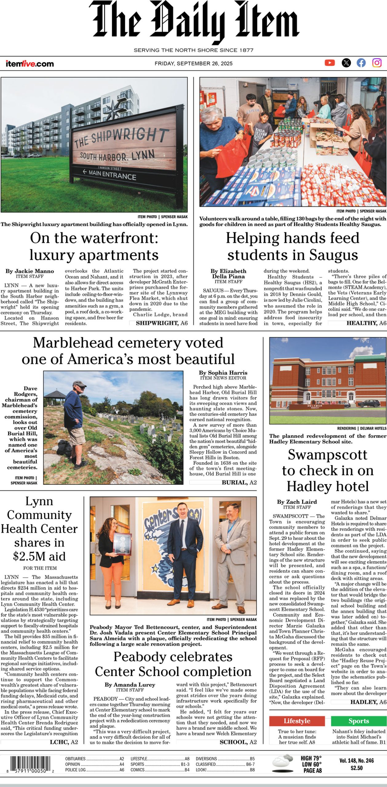 Today's Page 1: 9-26-25 - Itemlive