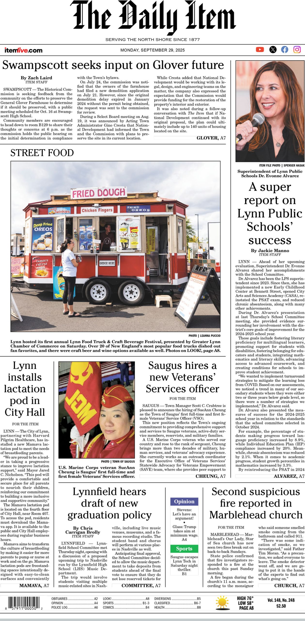 Today's Page 1: 9-29-25 - Itemlive