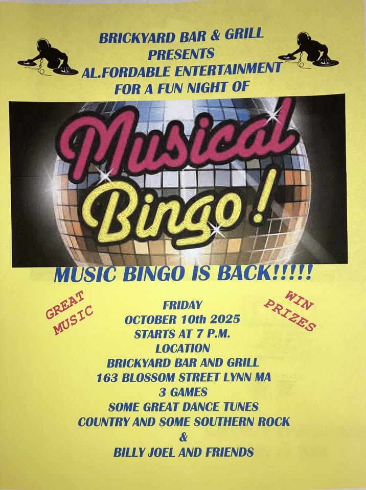 Music Bingo Is Back at The Brickyard