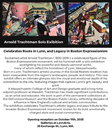 Opening Reception for Arnold Trachtman Solo Exhibition