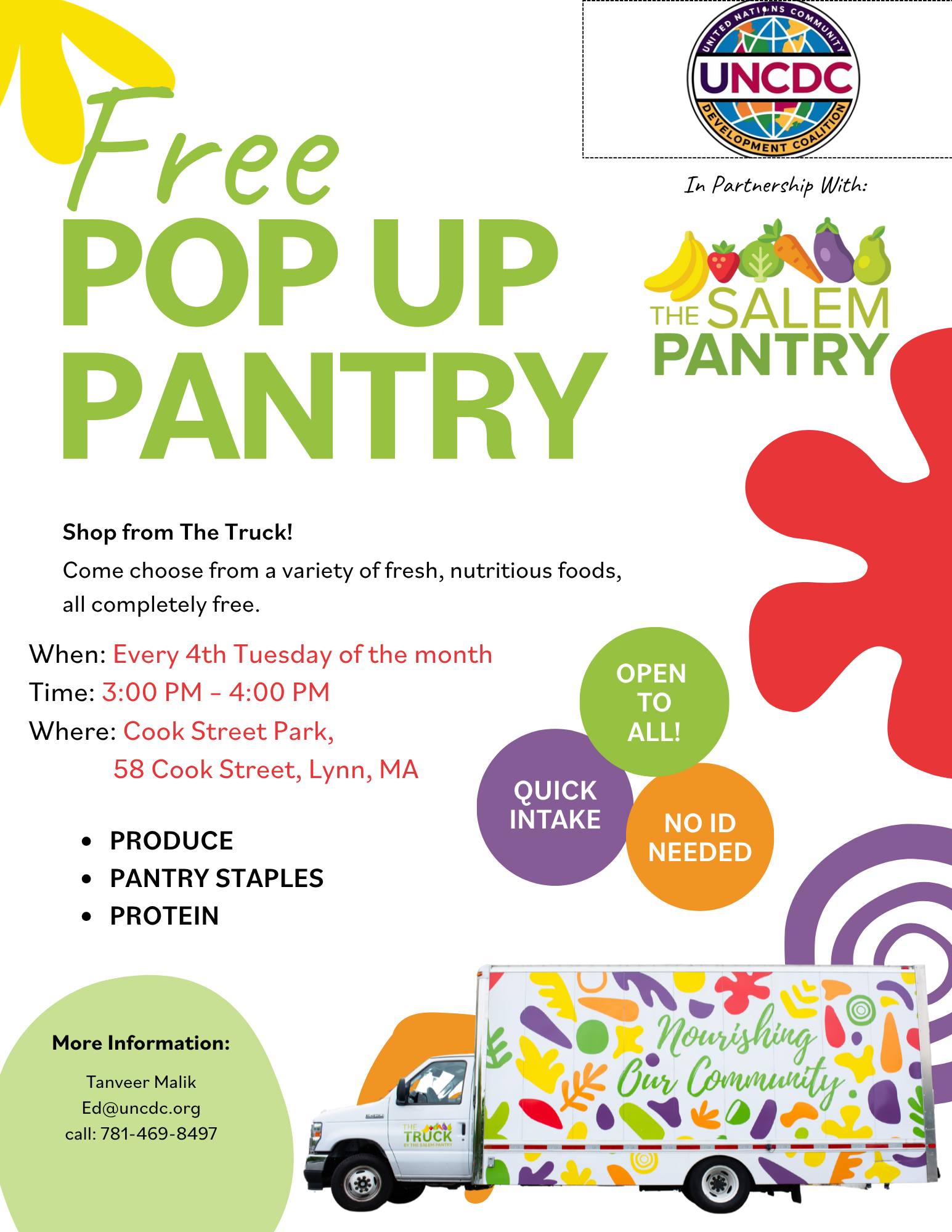 Free Mobile Food Pantry – Every 4th Tuesday
