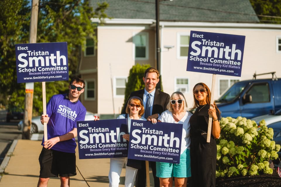 FINAL Sign Holding for Smith for School Committee