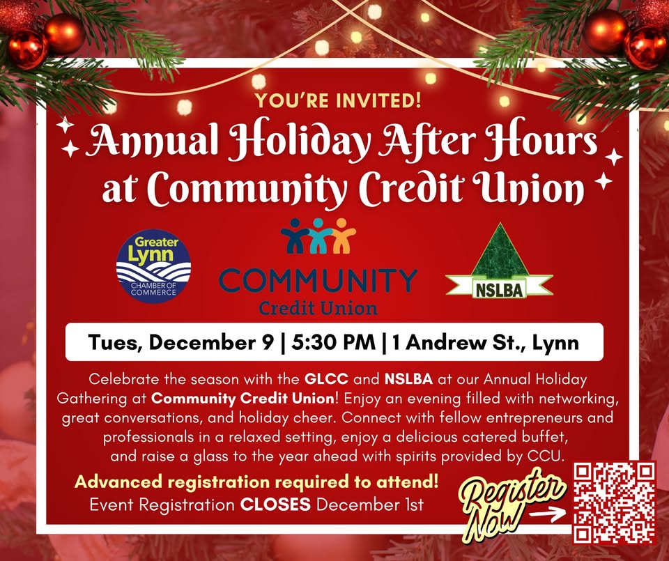 Annual Holiday After Hours at Community Credit Union (GLCC + NSLBA)