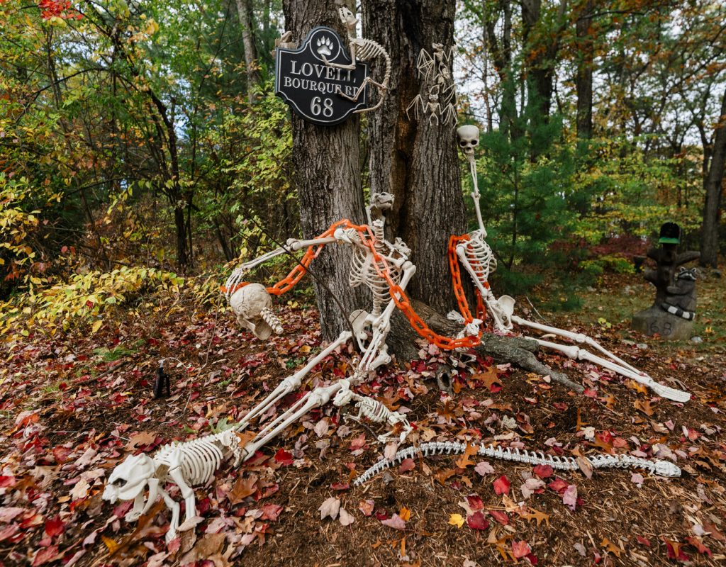 A grim scene at 68 Bourque Road in Lynnfield.