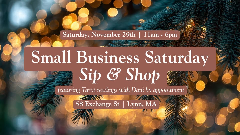 Small Business Saturday Sip & Shop