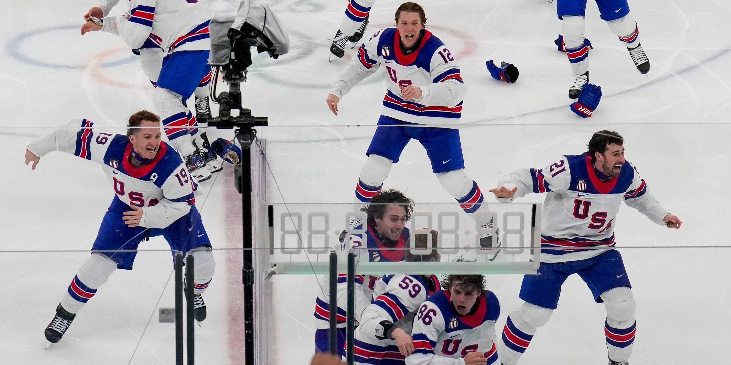 Hughes scores in overtime as U.S. beats Canada for first men’s hockey gold since 1980