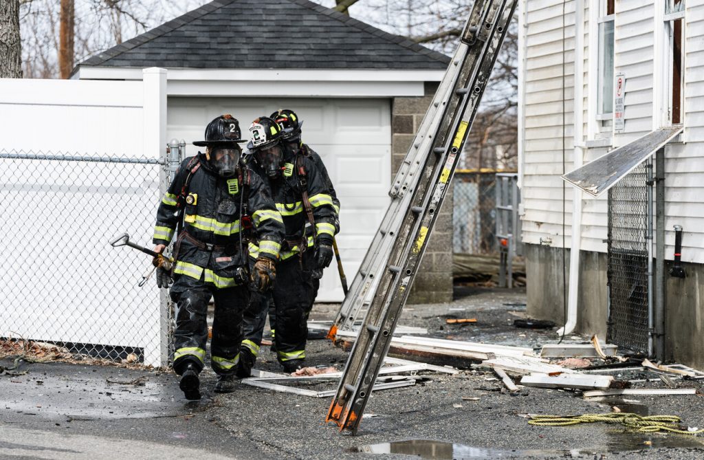 Fire scorches Linden Street home