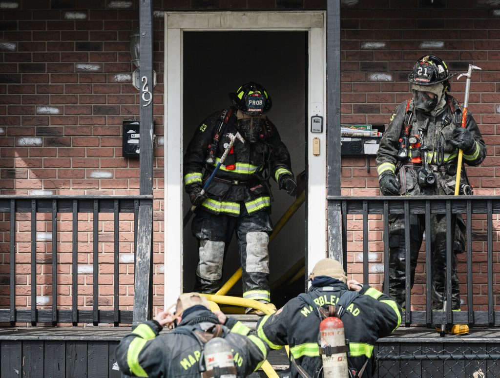 Fire scorches Linden Street home