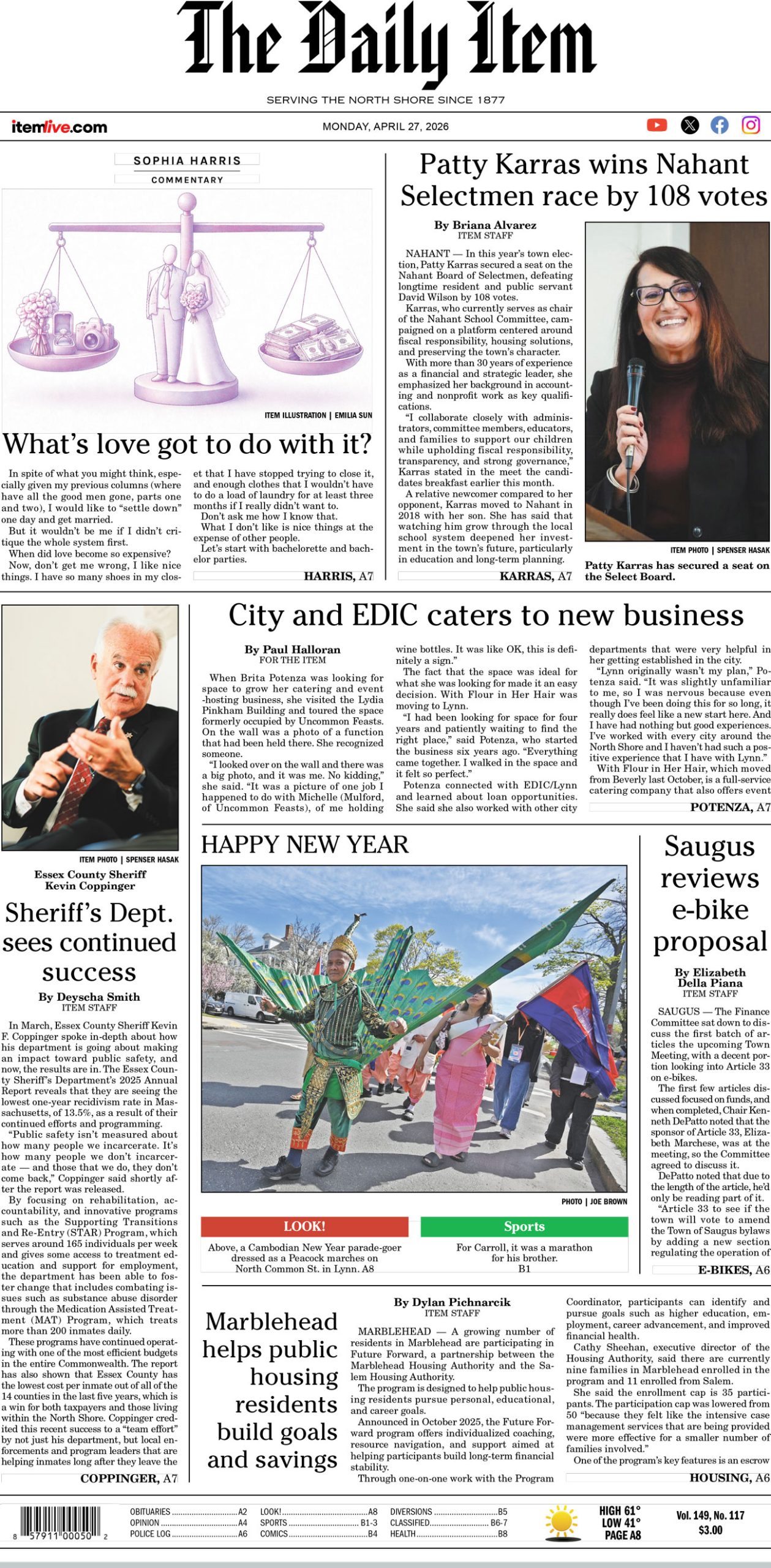 Today’s page 1: 4-27-26