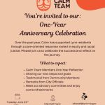 Invitation to Celebrate Calm’s One-Year Anniversary