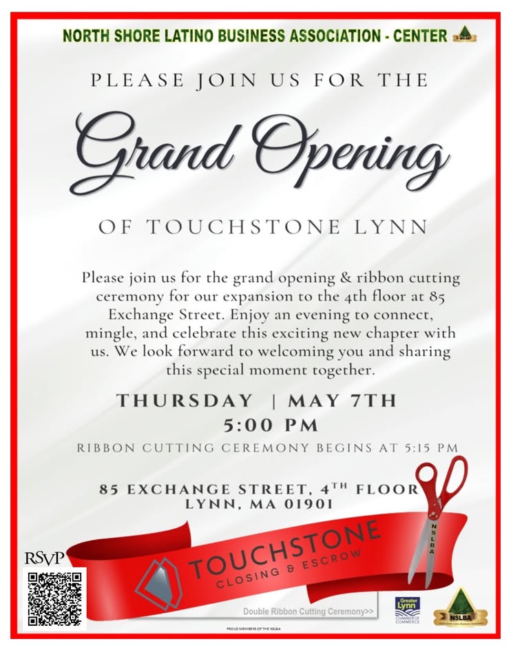 TOUCHSTONE Closing & Law Offices- Lynn Ribbon Cutting Ceremony