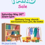 Yard sale May 30th