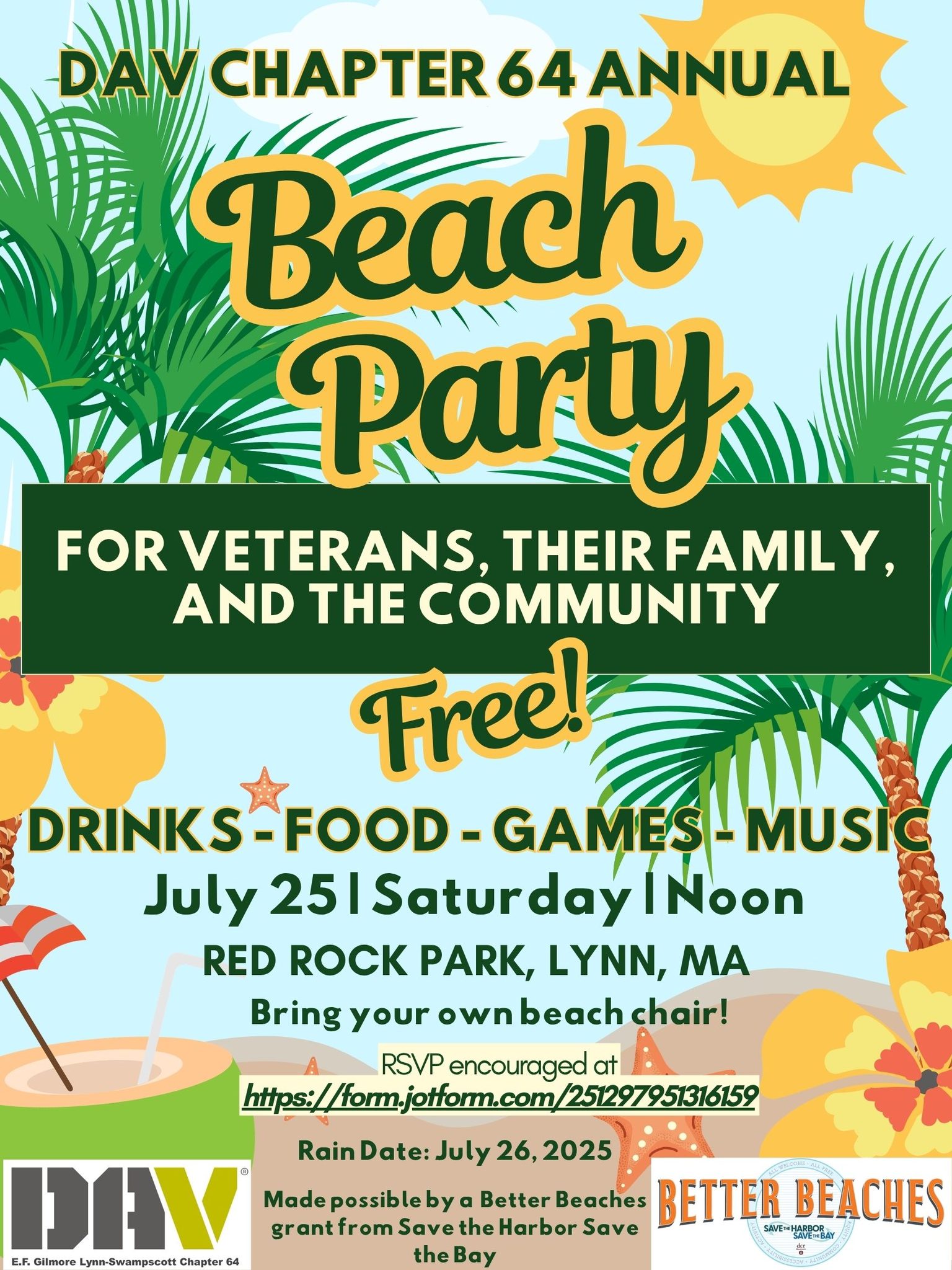 DAV Chapter 64 Beach Party