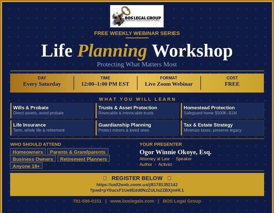 Free Estate Planning Workshop