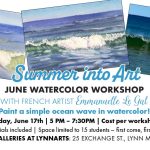 June Watercolor Workshop – Paint a wave!