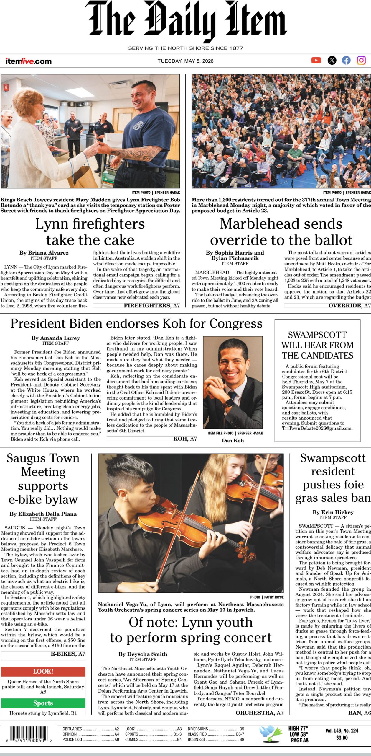 Today’s page 1: 5-5-26