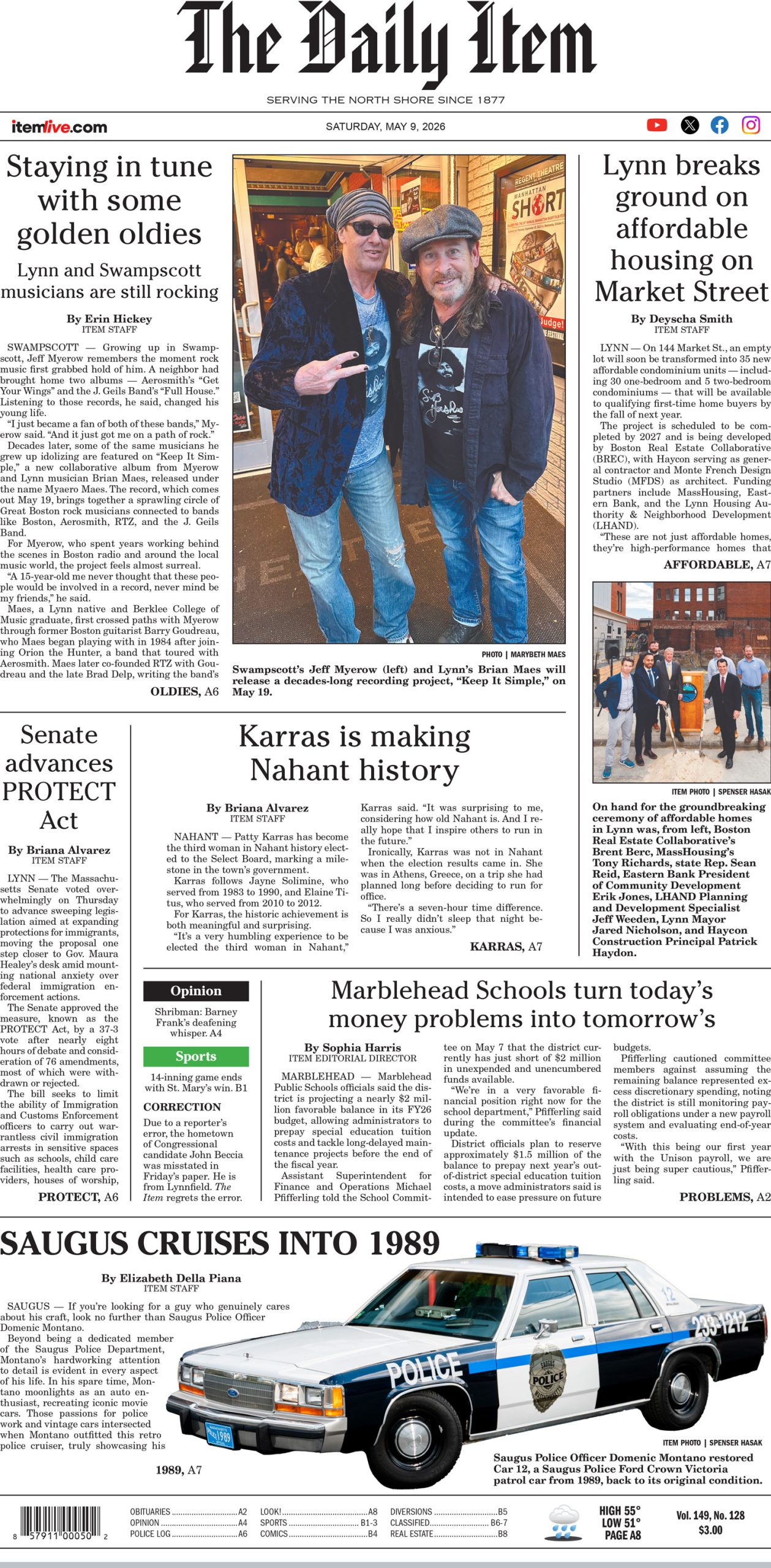 Today’s Page 1: May 9, 2026