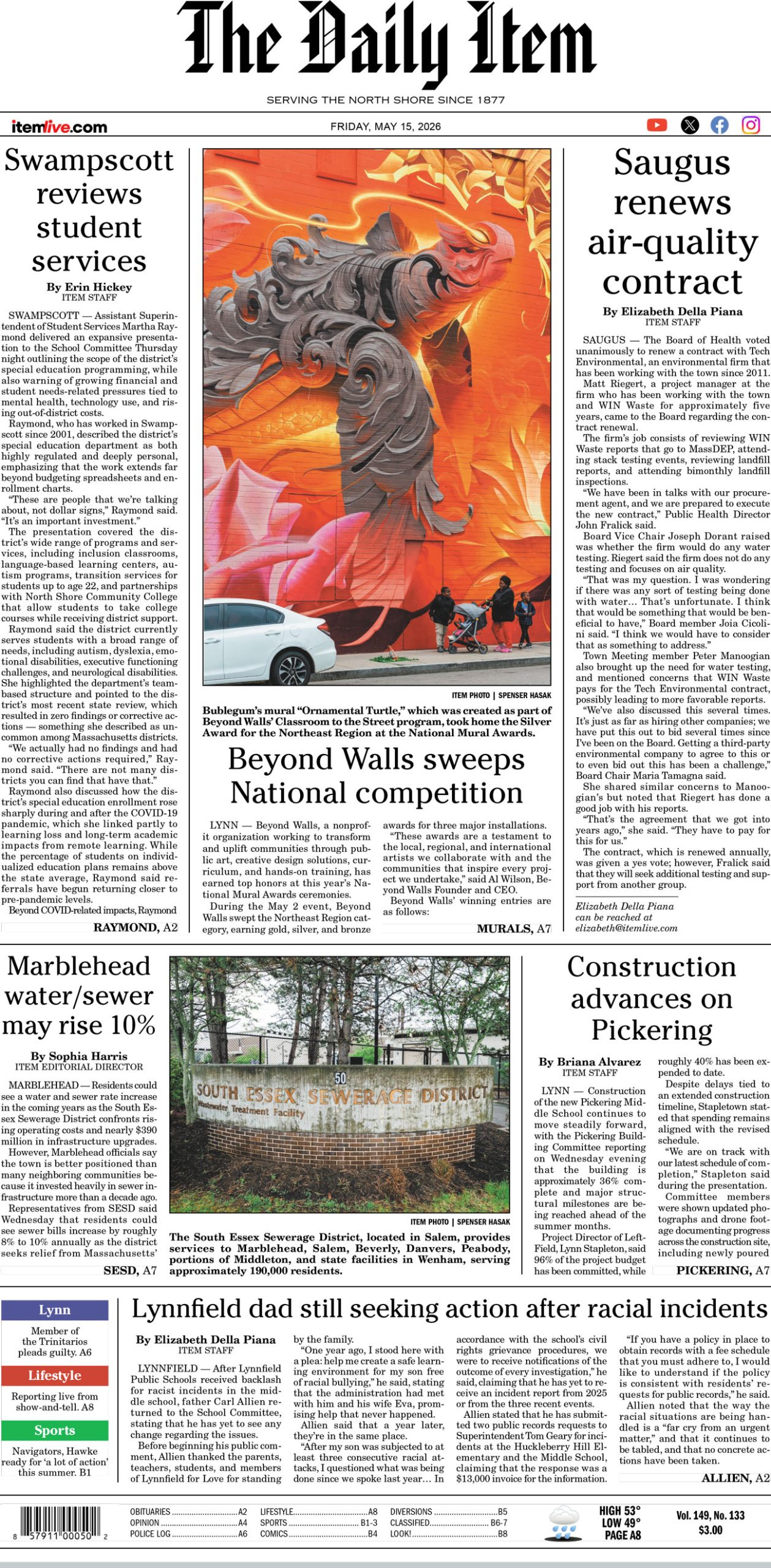 Today’s page 1: 5-15-26