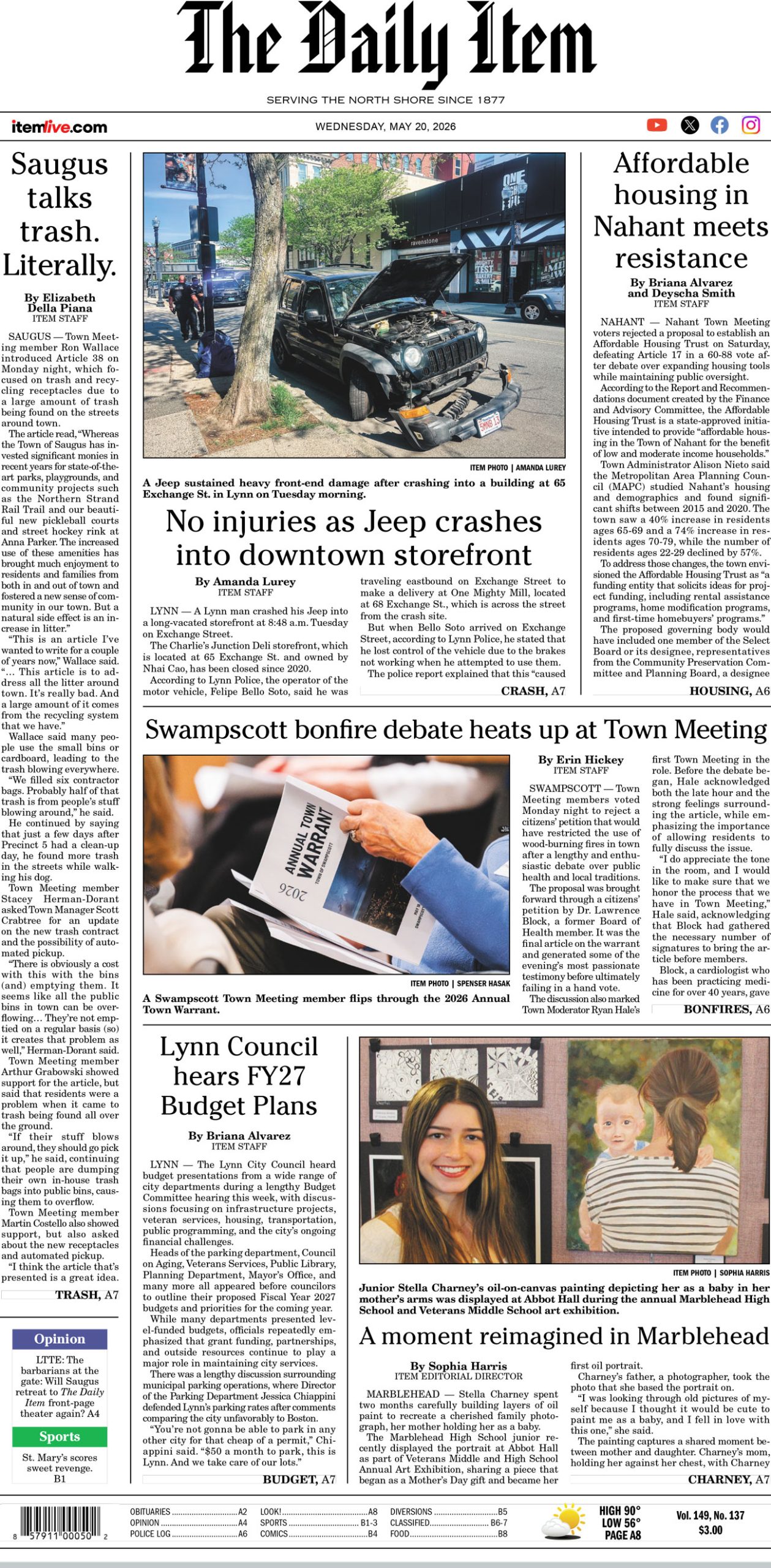 Today’s page 1: 5-20-26