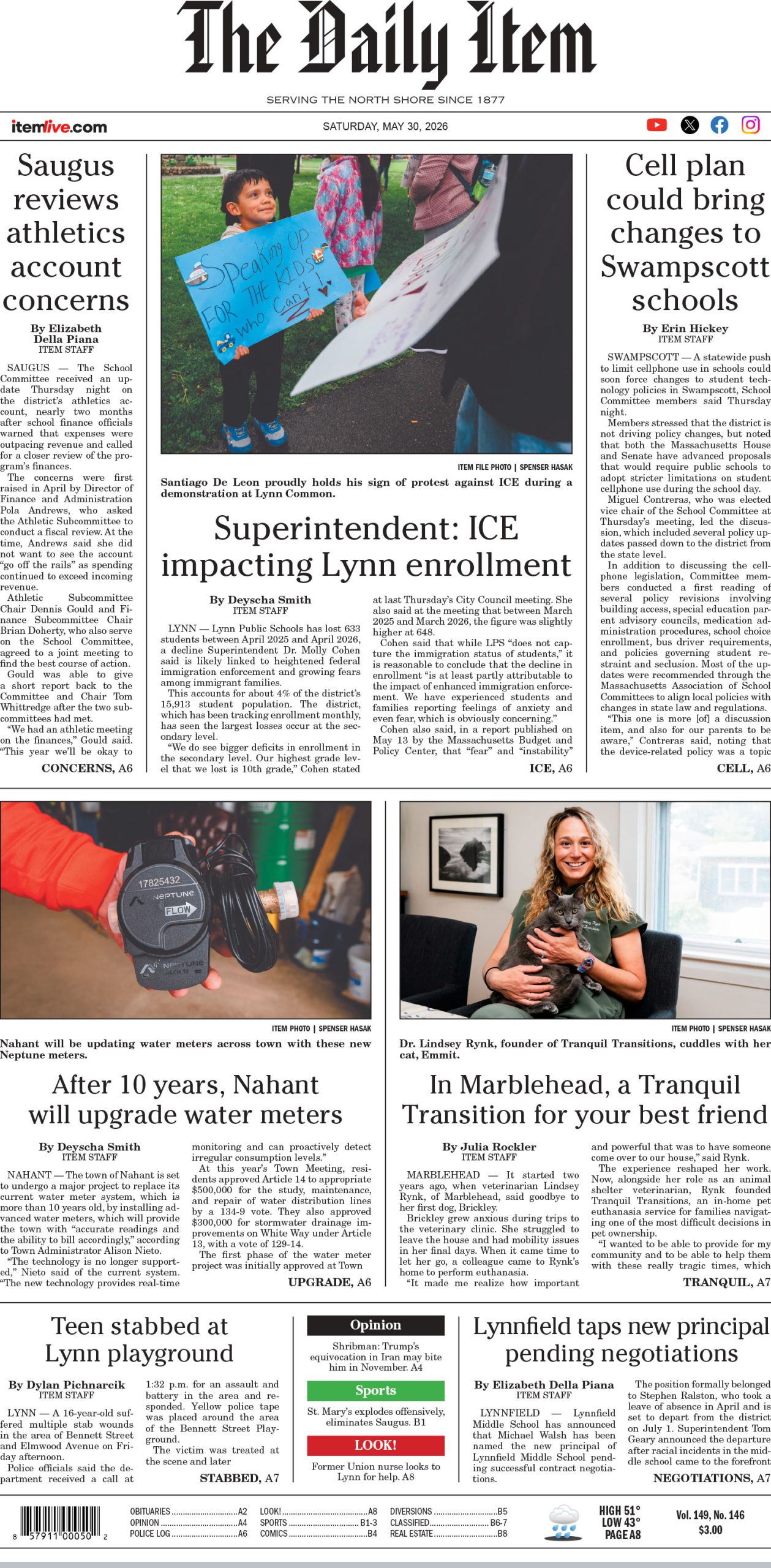 Today’s Page 1: May 30, 2026