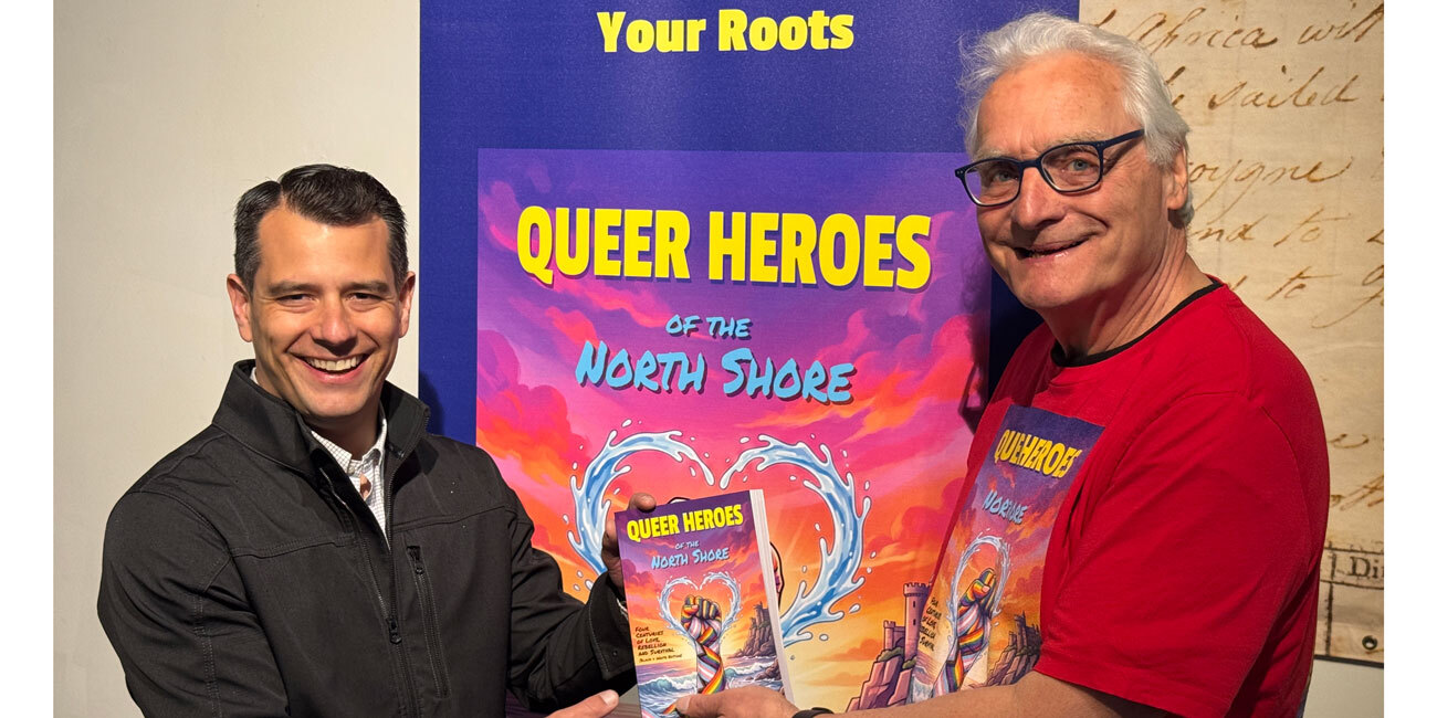 Local historian’s ‘Queer Heroes’ book launch draws standing ovation at Lynn...